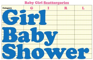 girl free baby shower game