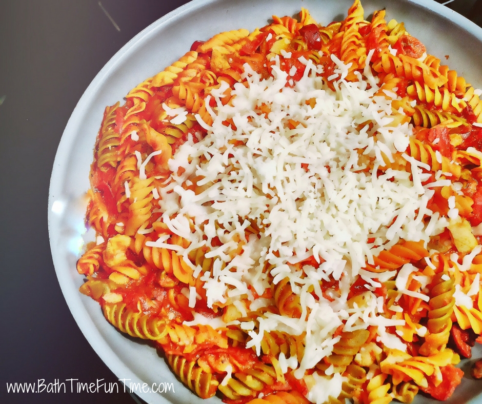 one pot pizza pasta recipe cover