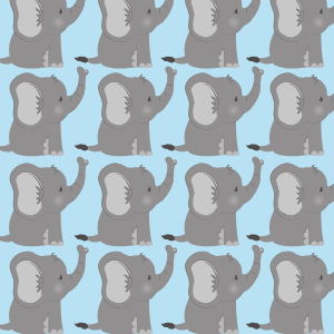 baby bingo cards elephant