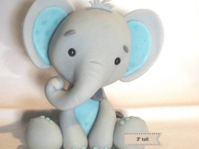 elephant baby shower cakes