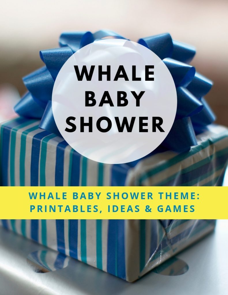 12 whale baby shower games that are easy & fun to play! We have whale baby shower games in pink or blue, bingo card, nautical theme & more. There is a cute choice for your whale baby shower theme.