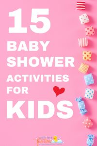 baby shower activities for kids