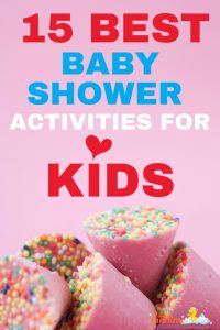 15 Best baby shower activities for kids & children - these baby shower games & activities are FUN for kids of all ages. Plus they’re each for you - plan your baby shower quickly & with one less thing to worry about with these great baby shower activities for kids.